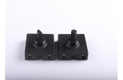 China Black Humidifier Rotary Selector Switch High Switching Safety Factor 6x6x9.5mm supplier