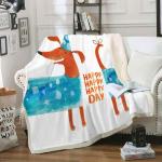 Anti Pilling Flannel Plush Fleece Throw Blanket Anti Wrinkle Super Soft for sale