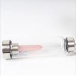 Pure Crystal Glass Water Bottle Natural Healing For Hot / Cold Drinks