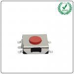6.2x6.2x2.5-4.0H Tactile Tact Switch SMD Five Pin Red Head Button Tap for sale