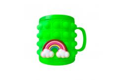 China Non - Stick Easy Cleaning Baby Silicone Kids Mug Squeeze Cups Customization Possibilities supplier