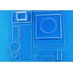 No Air Bubble Flat Glass Plates High Purity Quartz Glass Window Transparent Circular Sight Glasses for sale
