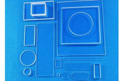 China Square Quartz Glass Plate For Optical Equipment Spherical Lens High Physicality supplier