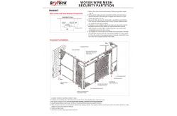 China Roofed 3 Sides Wire Mesh Security Partitions Warehouse Cage Systems 20*10 *8 supplier