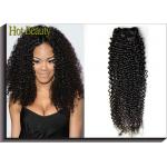6A Unprocessed Virgin Human Hair Deep Wave Natural Black 1b# , Avoid Shedding for sale