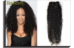 China 6A Unprocessed Virgin Human Hair Deep Wave Natural Black 1b# , Avoid Shedding supplier