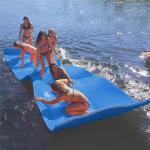 Custom Color Size Foam Floating Mat , Water Float Mat Multi Layers For Giant Pool for sale