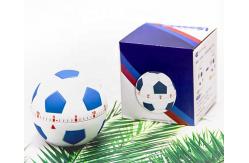 China Student Timer Kids Alarm Clock , 7x7cm Football Shaped Alarm Clock 73g supplier