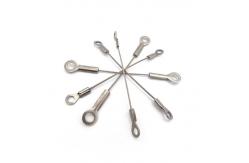China Custom Wire Rope Lanyard Wire Rope Cable Assemblies By Crimp Safety Steel Cable supplier