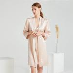 Silk Pajama Set Sleep Wear Luxury Woman 100% Silk Pajamas Two Pieces for sale