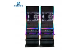 China Coin Pusher 55 S Type Touch Screen Slot Game Machine With Luminated Cabinets supplier