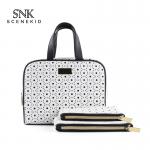 Women Big Capacity PU Leather Cosmetic Makeup Travel Bag for sale