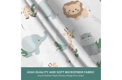 China Polyester Fabric Personalized Bassinet Sheet Breathable With Parent Friendly Design supplier