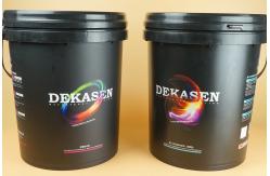 China 1.2KG Plastic Paint Bucket 1 Gallon Capacity with Handle and Lid Guaranteed supplier