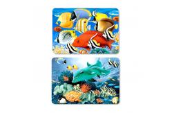 China Custom Depth 3D Lenticular Placemats Decoration For Dining Room supplier