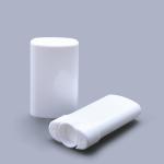 White PP Plastic Deodorant Tubes Customized Color Round Shape for sale
