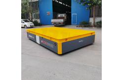 China Steerable 6 Tons Hydraulic Lifting Motorized Transfer Cart With Remote Control Control supplier