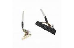 China 1-5m Black PVC LVDS Cable with 300V Rated Temperature 105C supplier