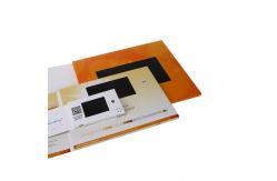 China Softcover LCD Video Brochure Card digital Gold Blocking 512MB Memory OEM supplier