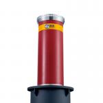 Red 3A Electric Retractable Driveway Bollards H 800mm Telescopic for sale