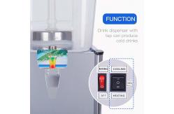 China 1200W Hot And Cold Dispenser , Juice Dispenser With Mixing Leaf For Commercial supplier