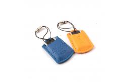 China Custom Logo Supported Leather USB Flash Drive With 20MB/S Reading Speed supplier