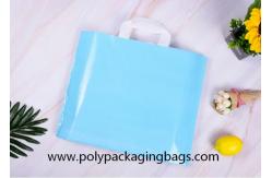 China Biodegradable 0.13mm Poly Plastic Loop Handle Bags supplier