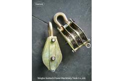 China Single Sheave Tower Erection Tools, Steel Pulley Block For Lifting / Hoisting supplier