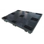 Square Shape Black Plastic Pallets , Injection - Molded Plastic Export Pallets for sale
