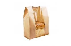 China ASP 4.72*3.54*11.8inches Bakery k Paper Bag With Window supplier