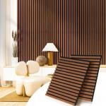 CE Mark 3D MDF Acoustic Wall Panel with Excellent Sound-Absorbing Performance and Lightweight Eco-Friendly Design for sale