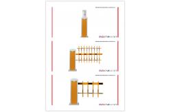 China Intelligent Barrier Gate With Folding Boom and Anti-bumping Functions supplier