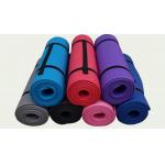 Extra thickness pilates NBR Yoga Mats with strap for sale