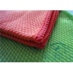 Polyester Waffle Microfiber Glass Cleaning Cloth Super Clean For Window