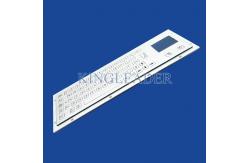 China Vandalproof Panel Mount Kiosk Keyboard With Flush / Flat Keys And Touchpad supplier