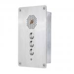Flush Mounted Elevator Emergency Phone Hands Free Operation With Robust Housing for sale