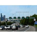 Energy Saving LED Driving Road Signs Steady Red Indicating Vehicle Traffic for sale