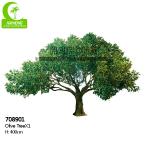 Flame Retardant HAIHONG 400cm Artificial Olive Tree Realistic for sale