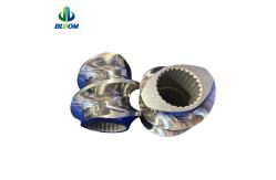 China Extruder Repairing Parts Screw Segments To Lithium Battery Slurry Production supplier