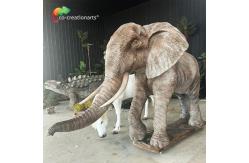 China Animatronic Animal Replicas Animatronic Elephant For Theme Park Decoration supplier