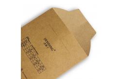 China Custom Printed Kraft Flat Paper Pouch Envelopes Bags Clothing Window Package supplier