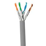 PVC High Speed Ethernet Cable 1000FT Cat6A UFTP Gray Cable 500MHz 23AWG for sale