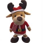 33cm 12.99in Christmas Reindeer Soft Toy Brown Chronicles Stuffed Animals 3A for sale