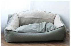 China Washable Large Dog Cushion Comfortable And Warming Rectangle Dog Bed supplier