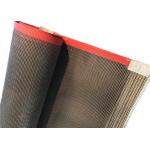 4mm × 4mm Coated Fiberglass Red Edge Ptfe Mesh Conveyor Belt For Printing for sale