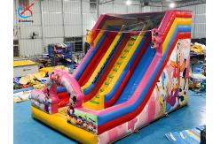 China Customized Inflatable Slide Mickey And Minnie Inflatable Double Dry Slides Castle supplier