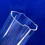 High Temperature Corrosion Resistant High Permeability Quartz Glass Tube Fused Quartz for sale