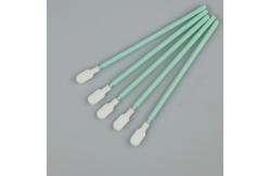 China Dacron Round Head Swabs For Industrial Cleanroom Dustless Polyester Swabs supplier