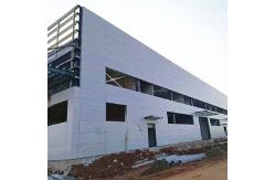 China Frame Metal Building Warehouse Prefabricated Cement Storage Shed supplier