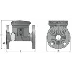 M5 Ultrawater Serials Ultrasonic Water Meter DN50 - DN300 Class 1